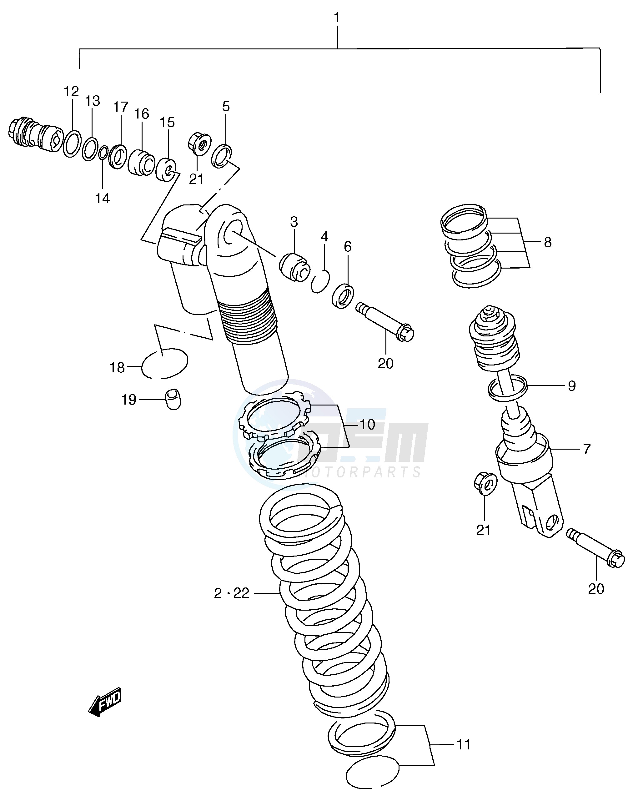 SHOCK ABSORBER (MODEL Y) image