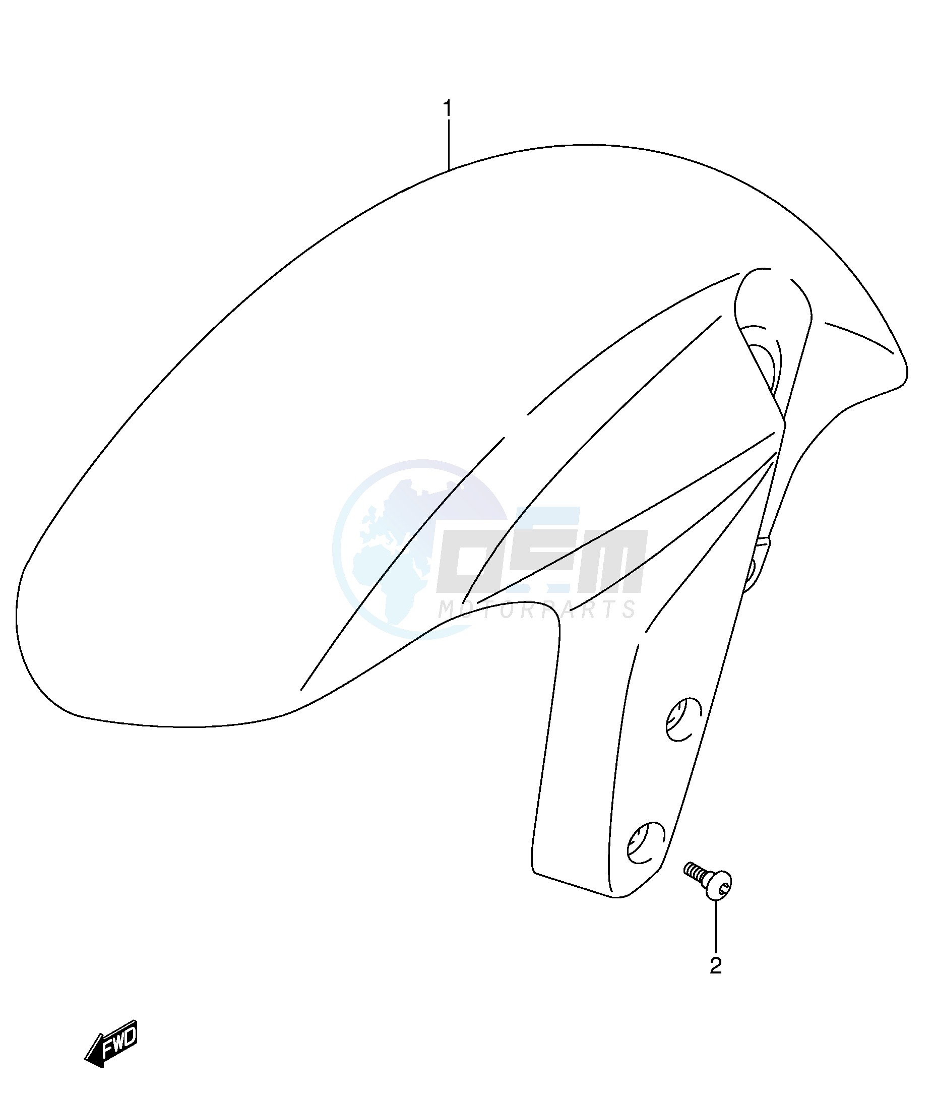 FRONT FENDER image