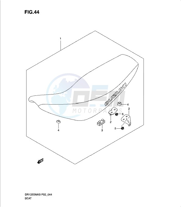 SEAT (MODEL K9) blueprint