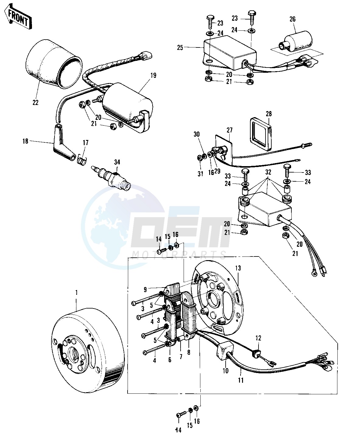 IGNITION_GENERATOR_REGULATOR -- 72-73 F9_F9-A 350- - image