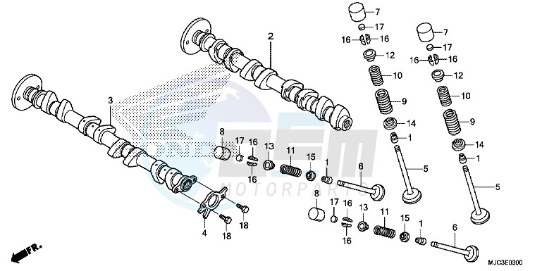 CAMSHAFT/VALVE image