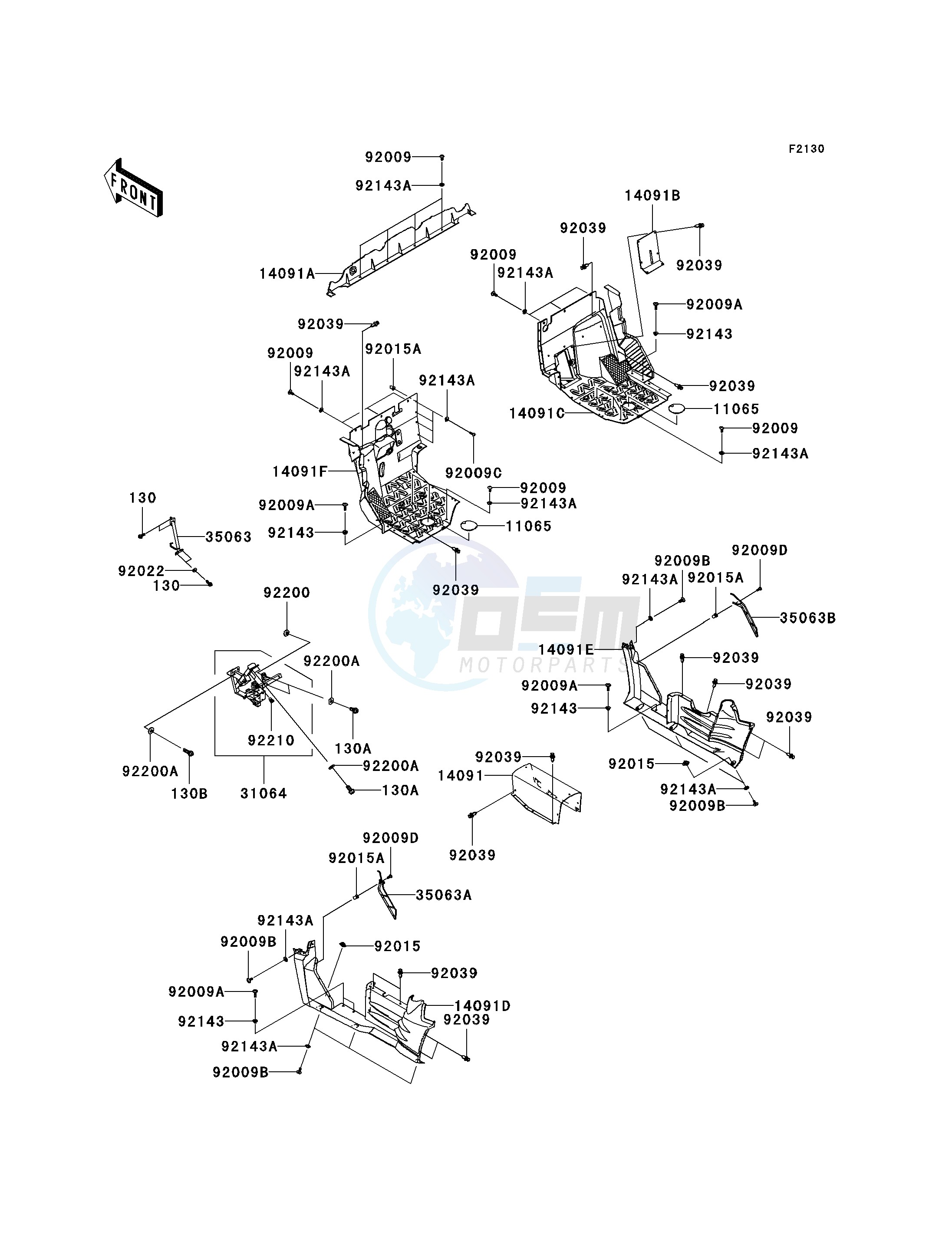 FRAME FITTINGS-- FRONT- - image