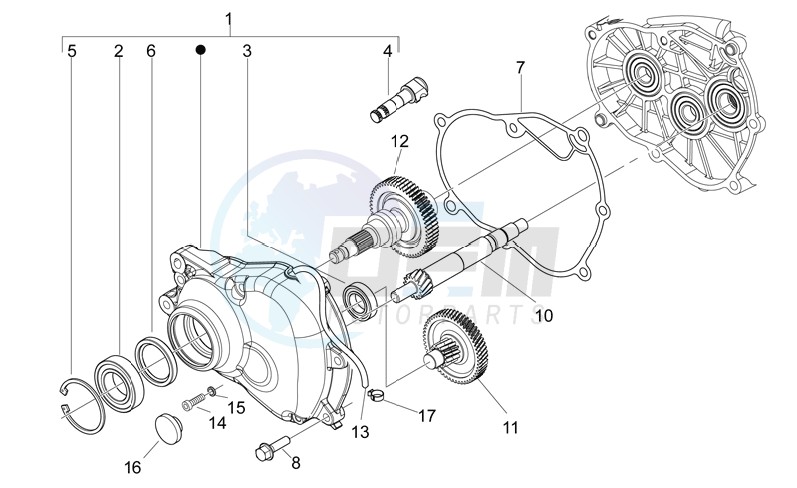 Transmission final drive blueprint