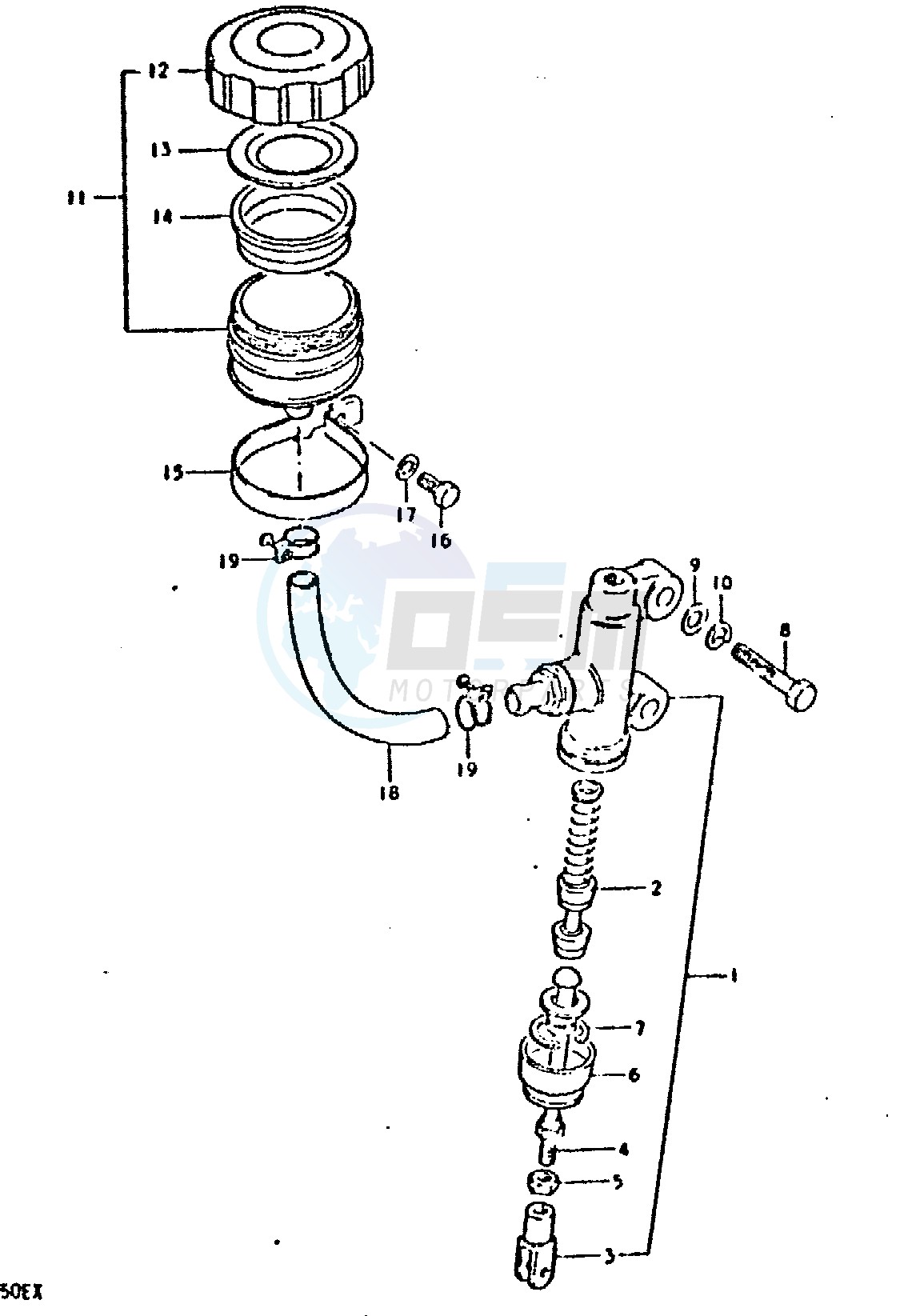 REAR MASTER CYLINDER image