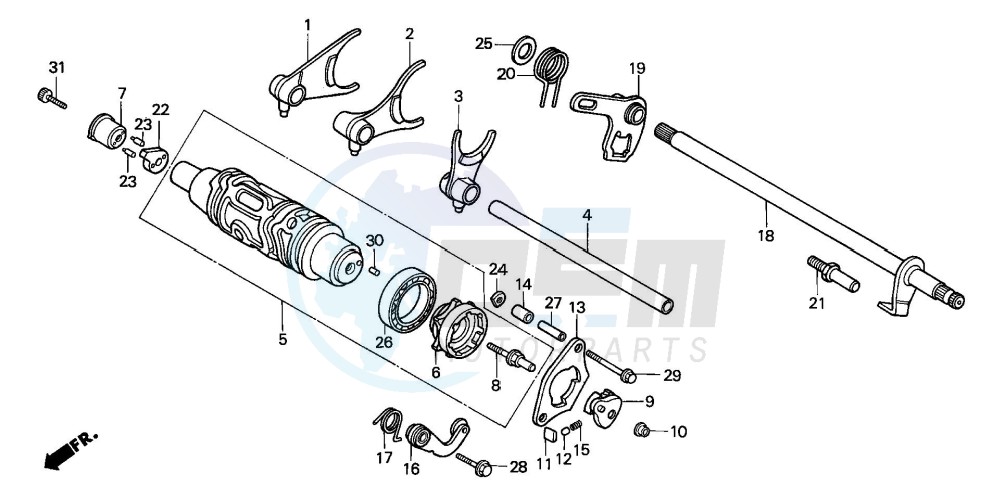 GEARSHIFT DRUM blueprint