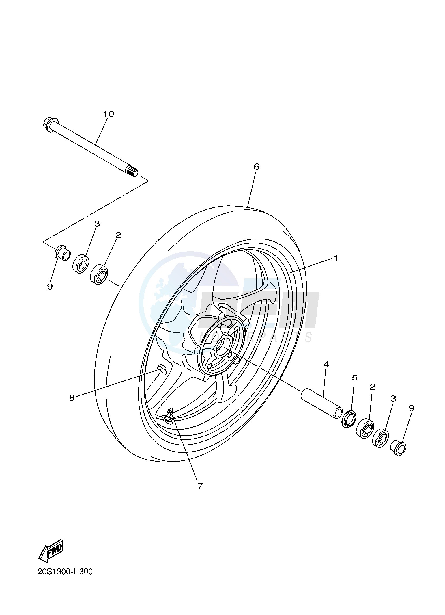 FRONT WHEEL image