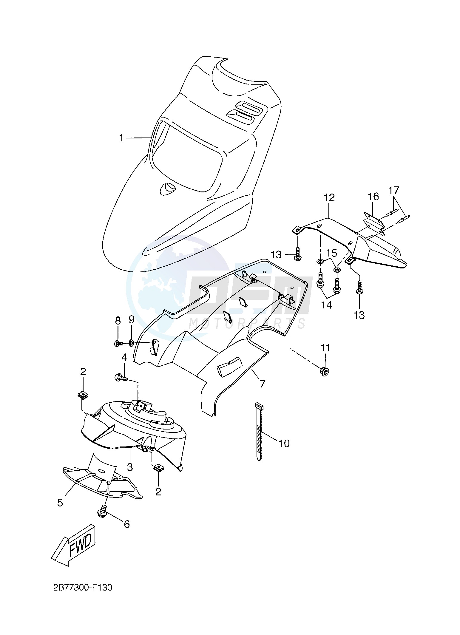 FRONT FENDER image