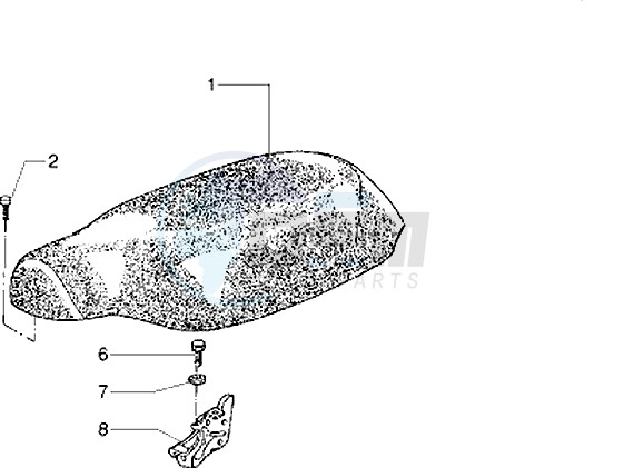 Saddle - Rear carrier blueprint