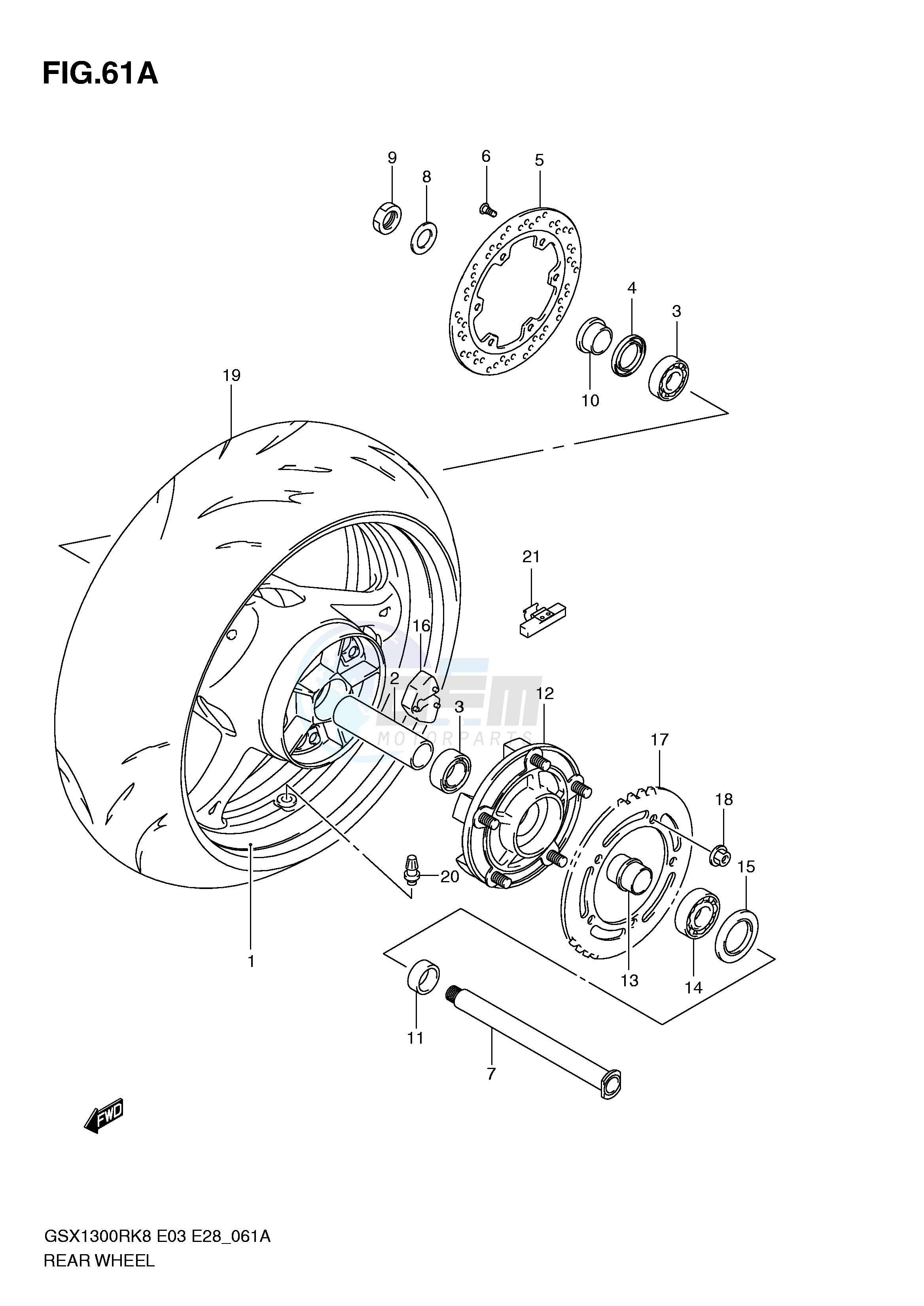 REAR WHEEL (MODEL L0) image