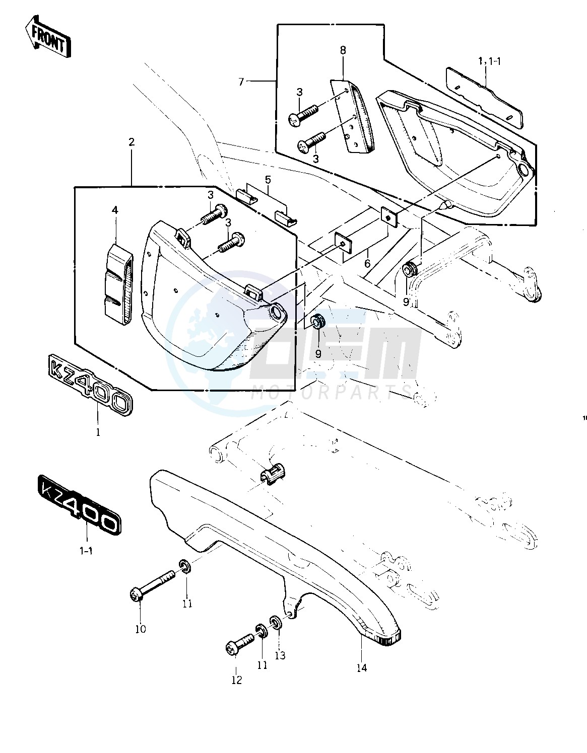 SIDE COVERS_CHAIN COVER -- 76-77 S2_S3- - blueprint