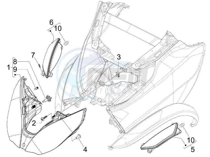 Head lamp - Turn signal lamps image