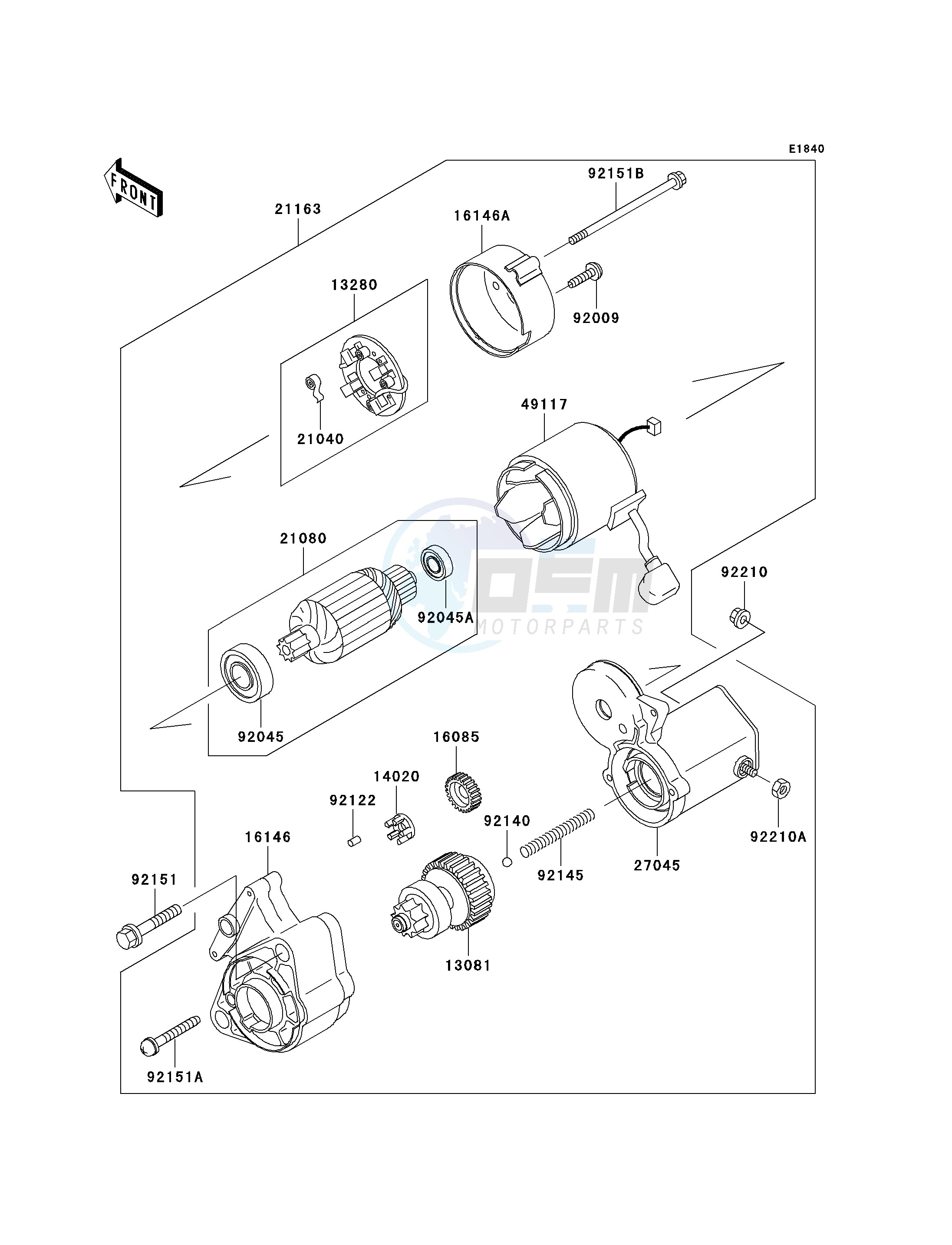 STARTER MOTOR image