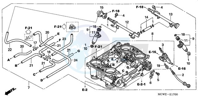 THROTTLE BODY (ASSY.) image