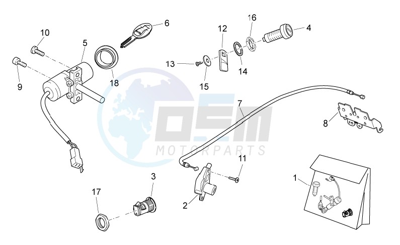 Lock hardware kit image