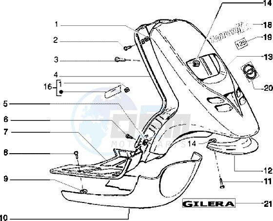 Front shield-Footboard-Spoiler image