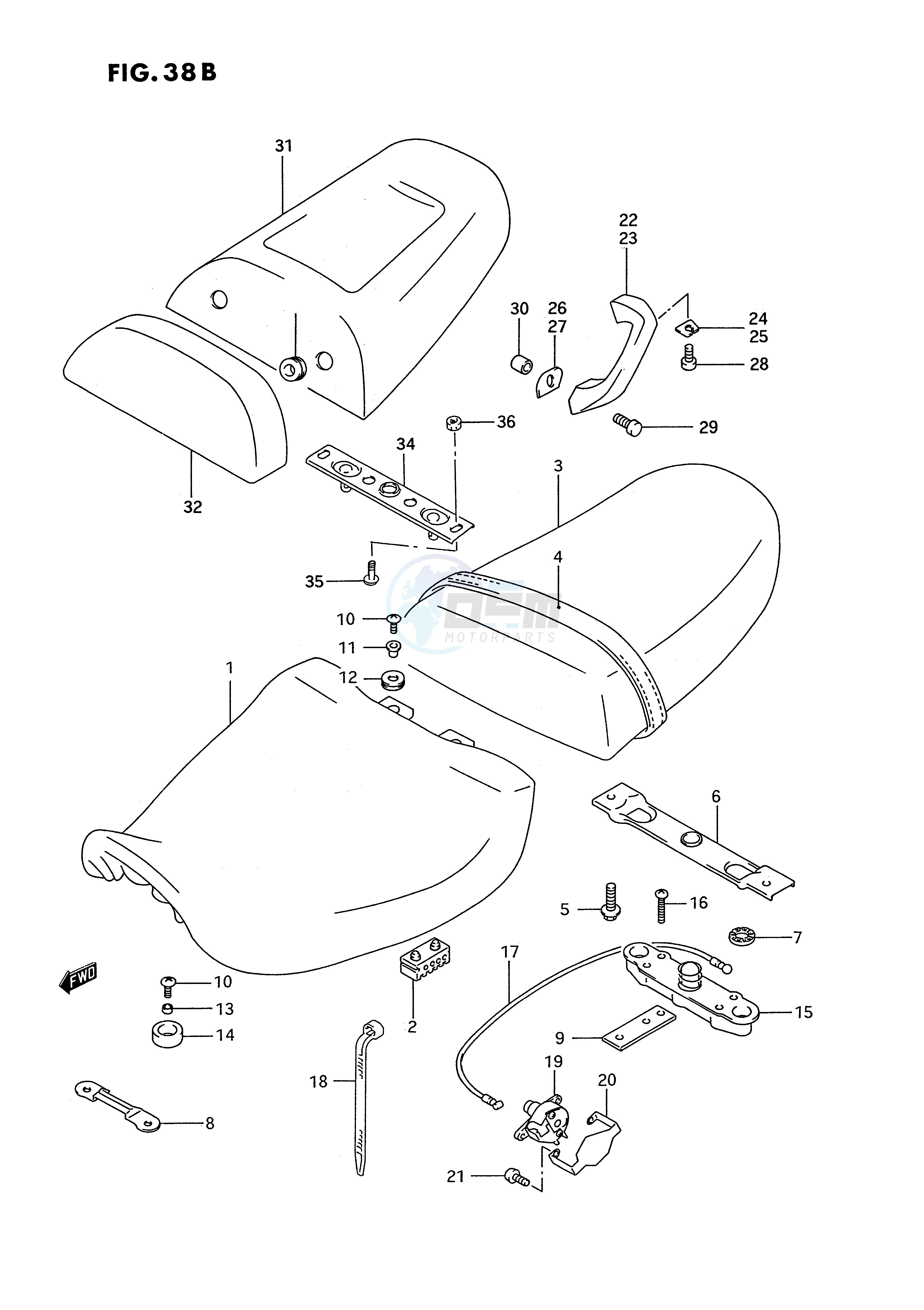 SEAT (MODEL S) blueprint