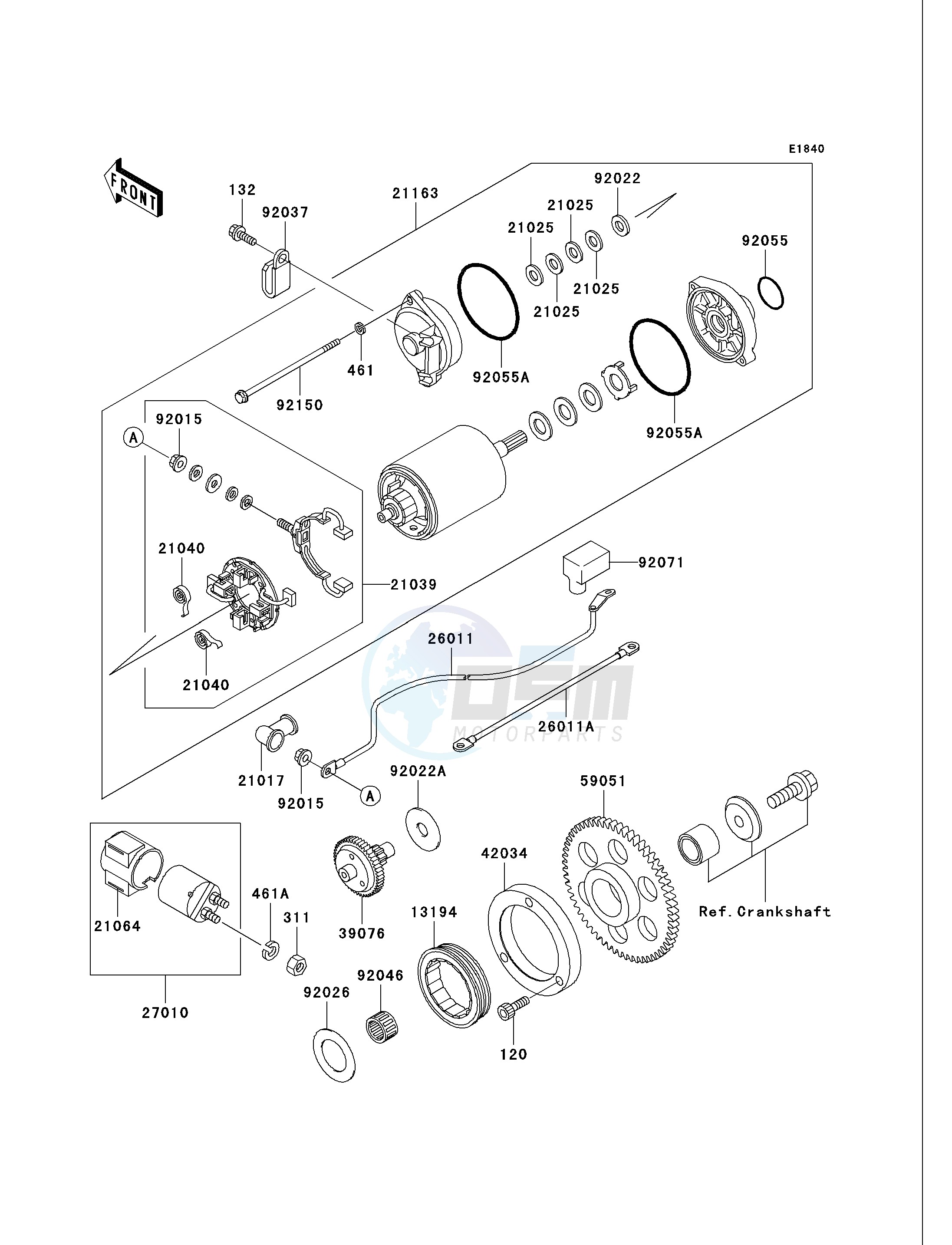 STARTER MOTOR image