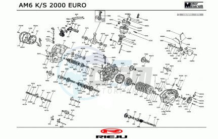 ENGINE  AM6 KS 2000 EURO blueprint