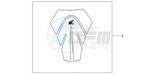 TANK PAD/FUEL LID blueprint