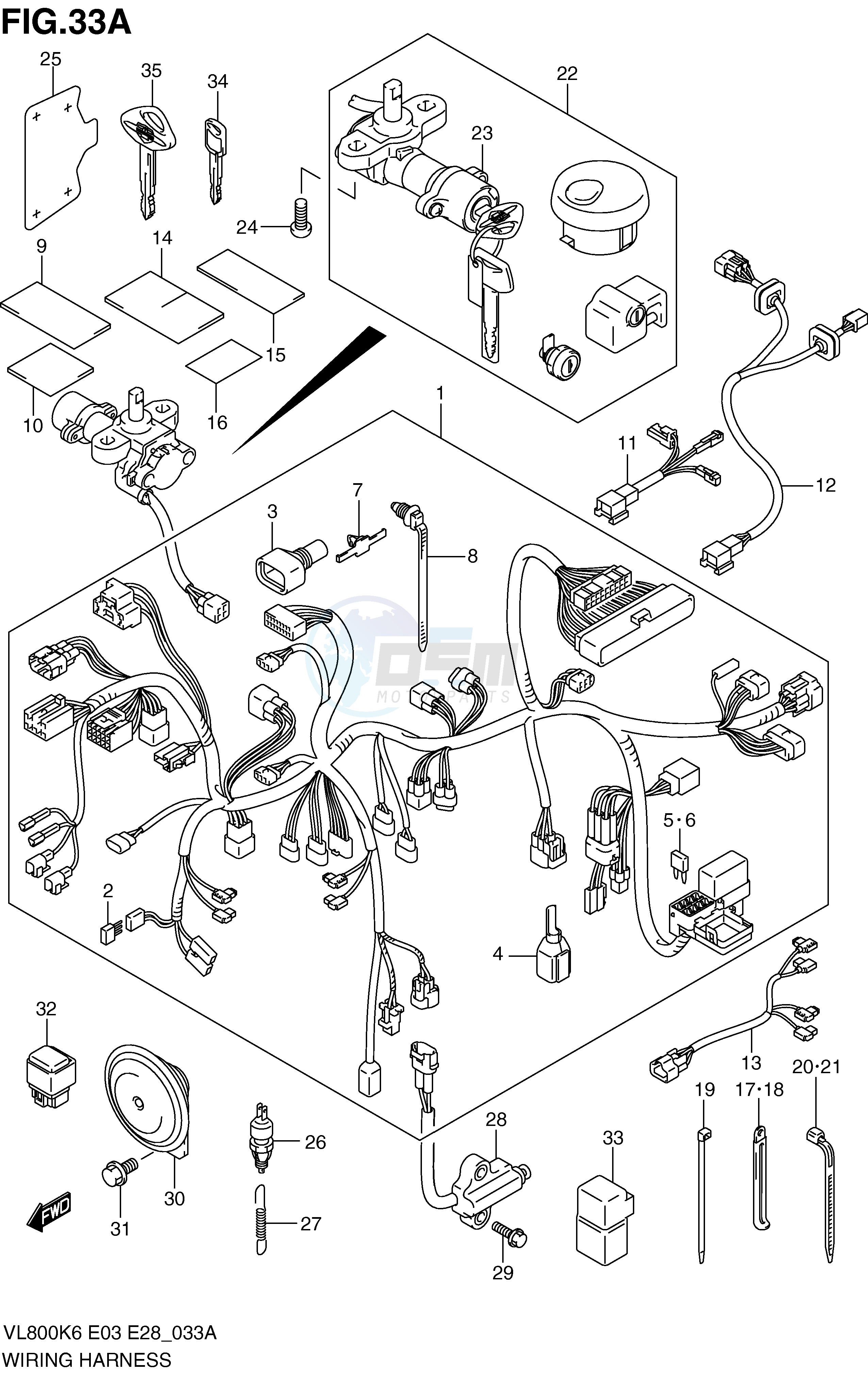 WIRING HARNESS (MODEL K9 L0) image