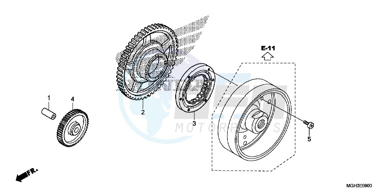 STARTING CLUTCH blueprint