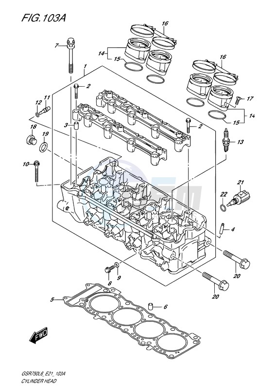 CYLINDER HEAD image