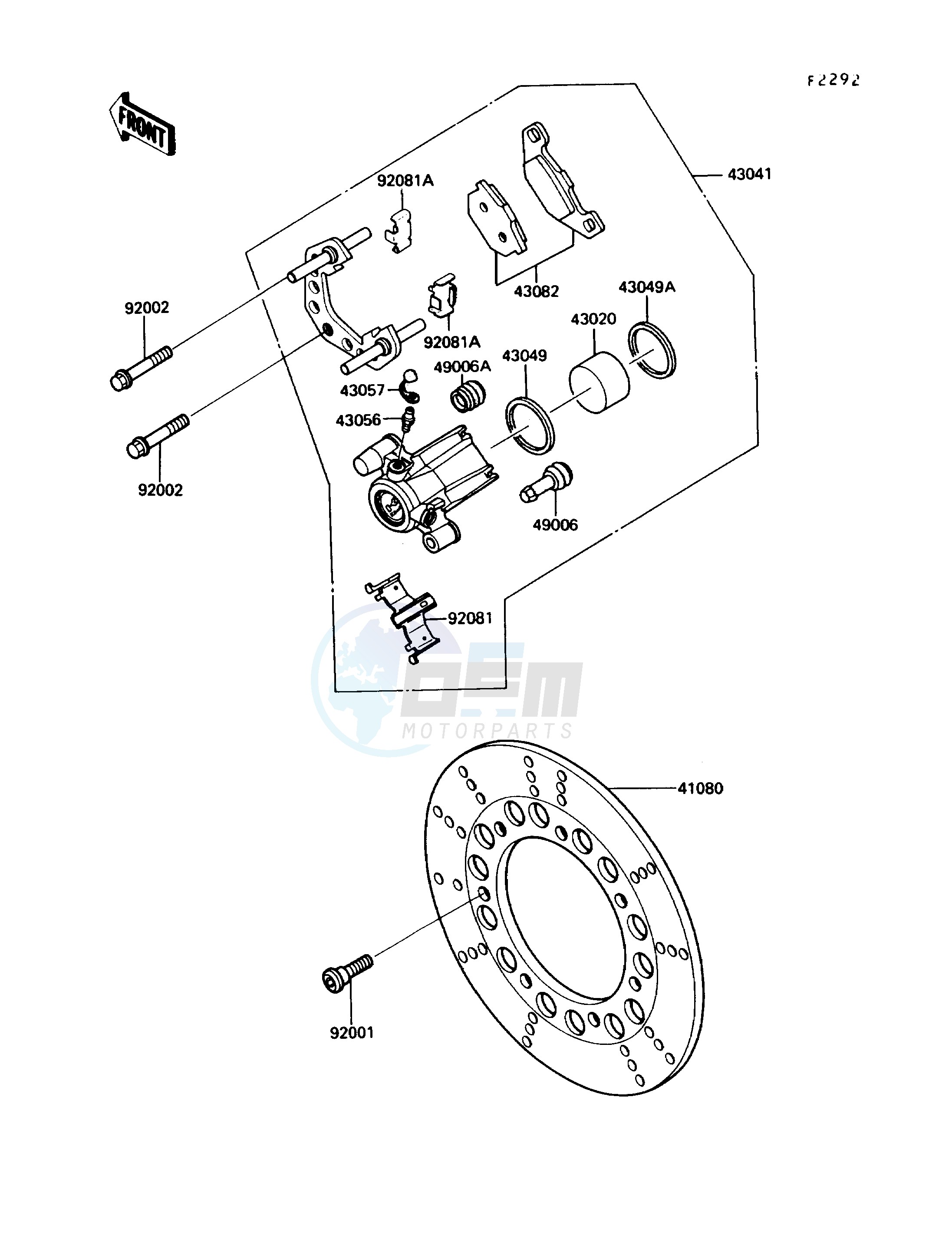 FRONT BRAKE image