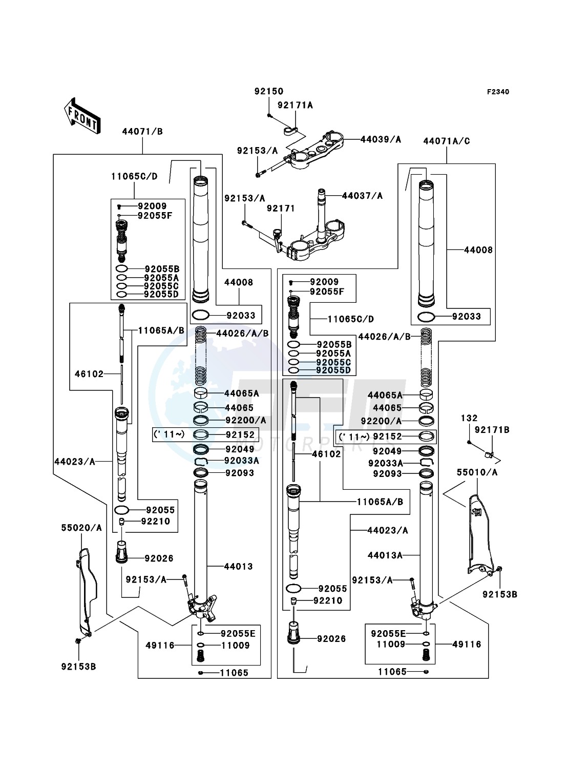 Front Fork blueprint