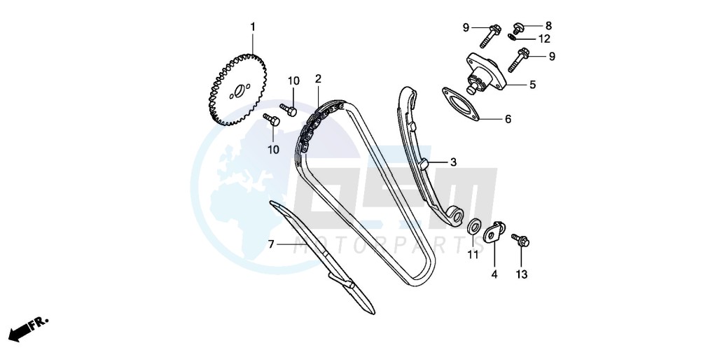 CAM CHAIN/TENSIONER image