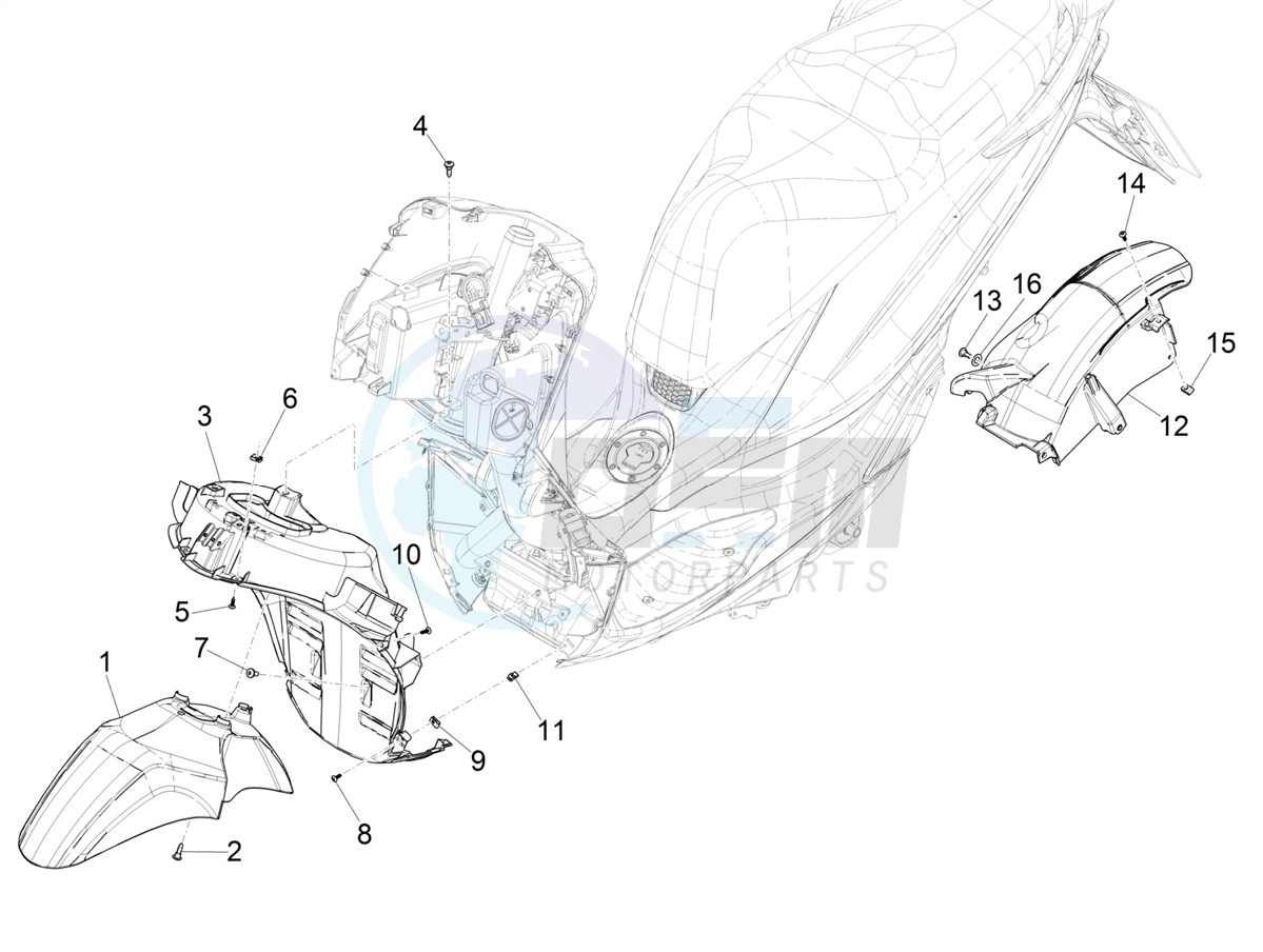 Wheel housing - Mudguard image