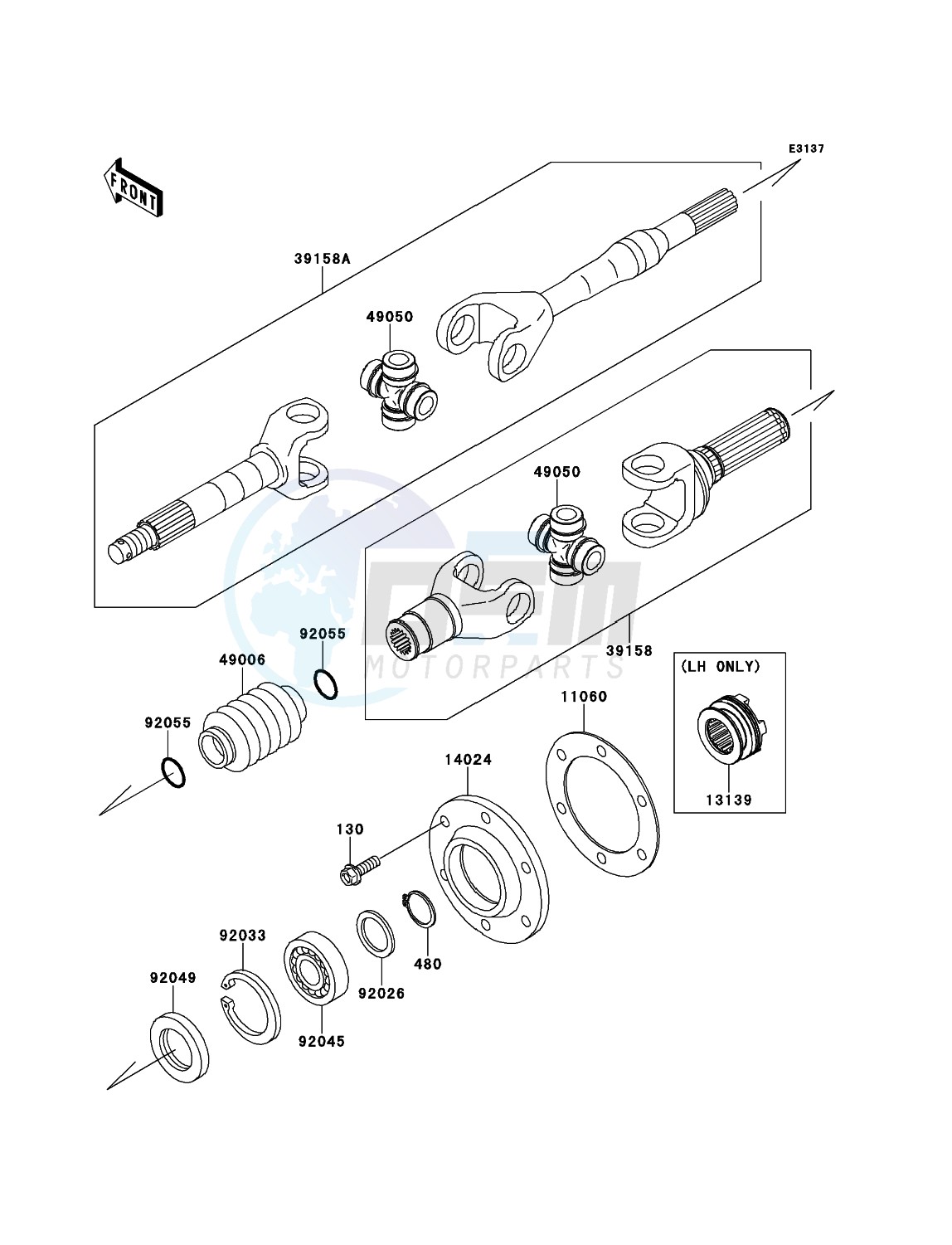 Drive Shaft-Rear image