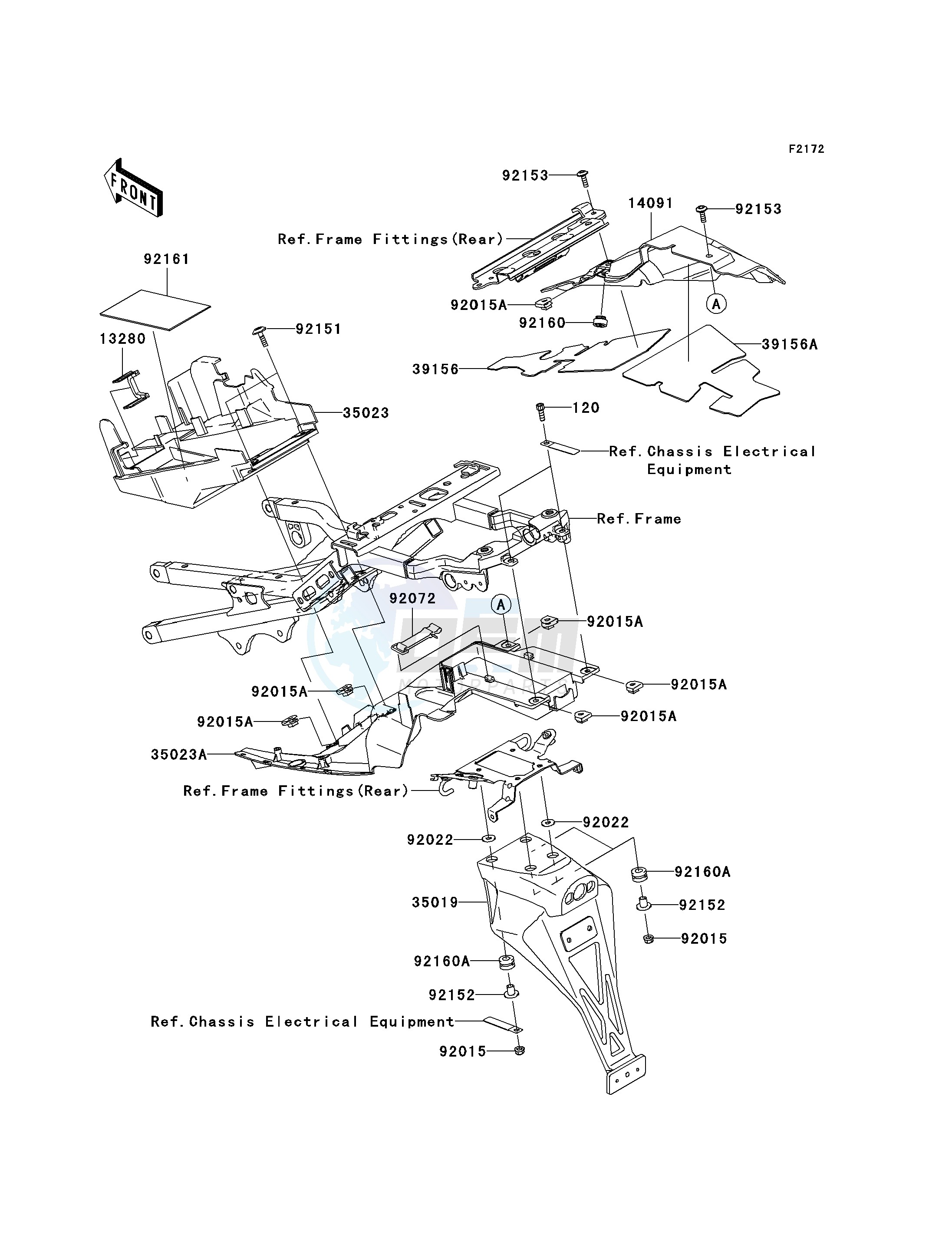 REAR FENDER-- S- - image