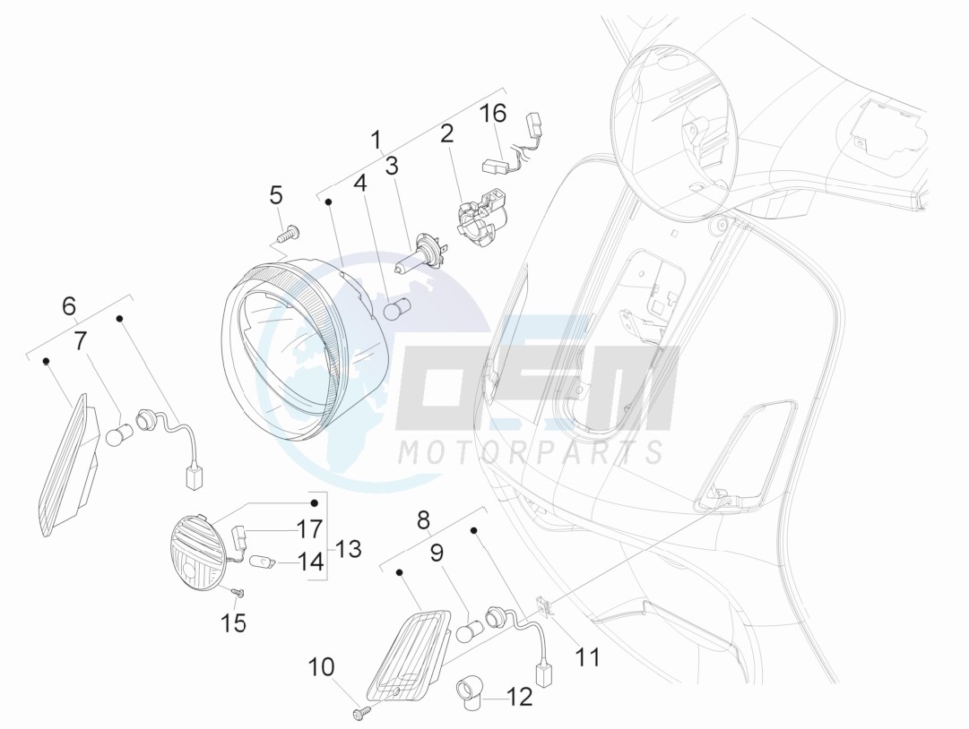 Head lights - Turn signal lamps image