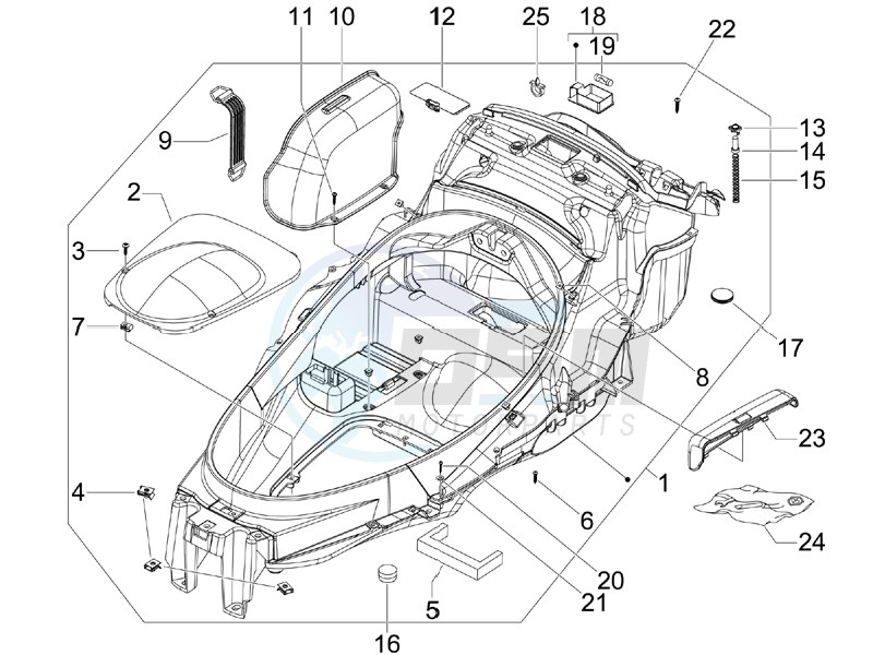 Helmet box - Undersaddle image