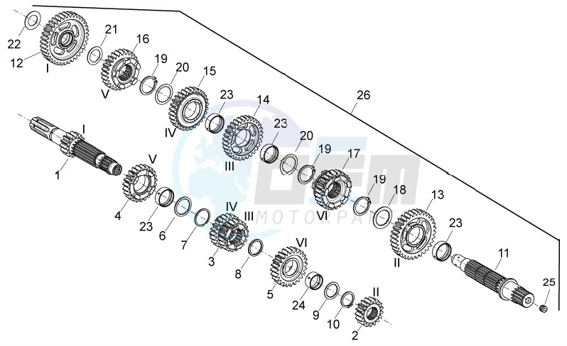 Gear box blueprint