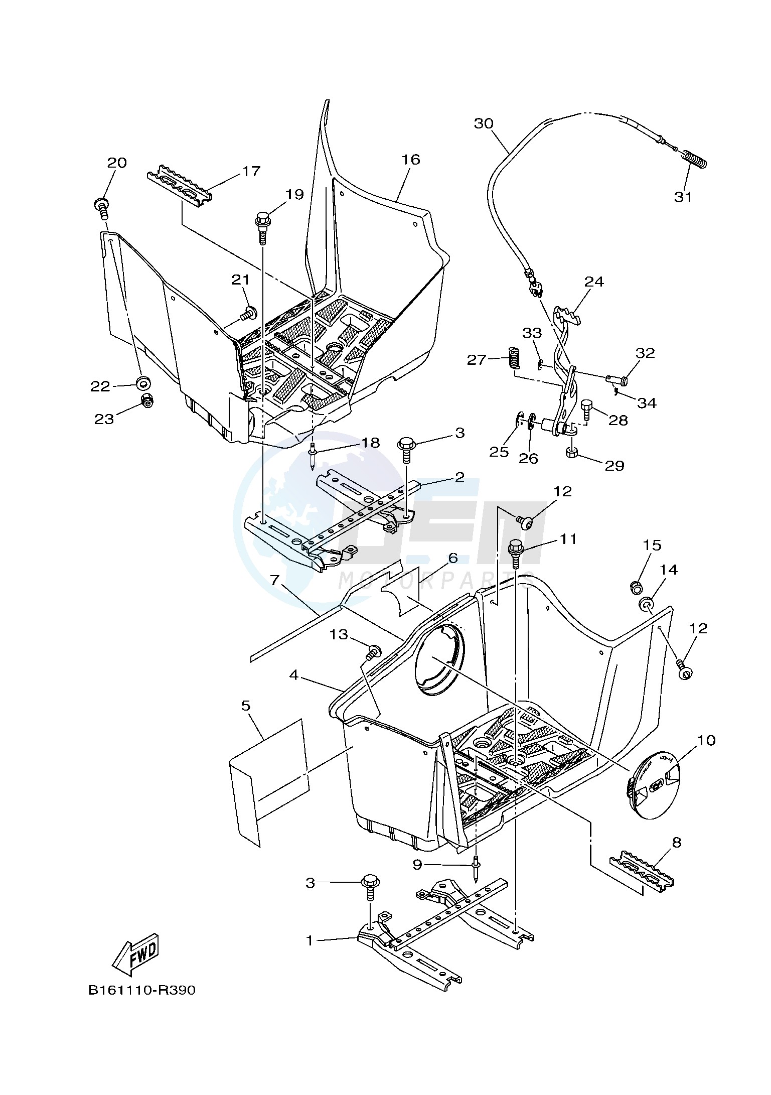 STAND & FOOTREST image