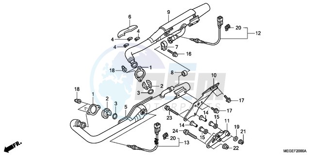 EXHAUST MUFFLER image