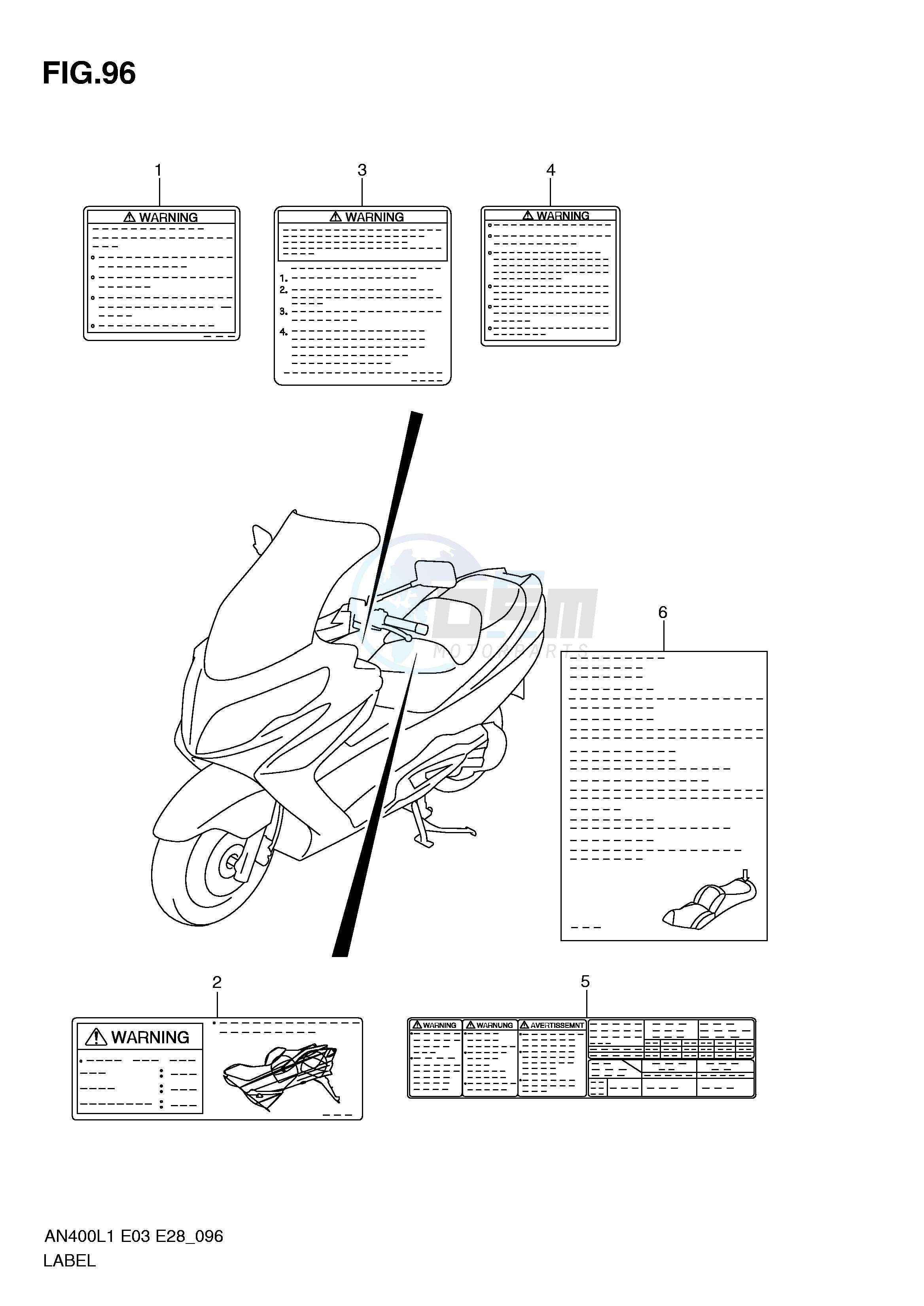 LABEL (AN400ZAL1 E28) blueprint