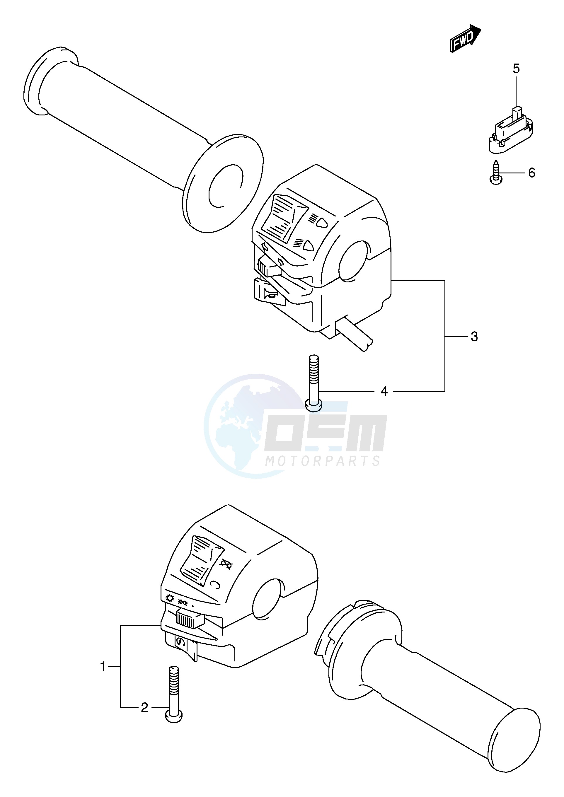 HANDLE SWITCH (MODEL Y) image