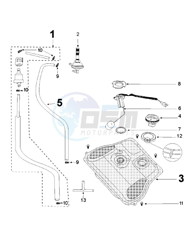 TANK AND FUEL PUMP image