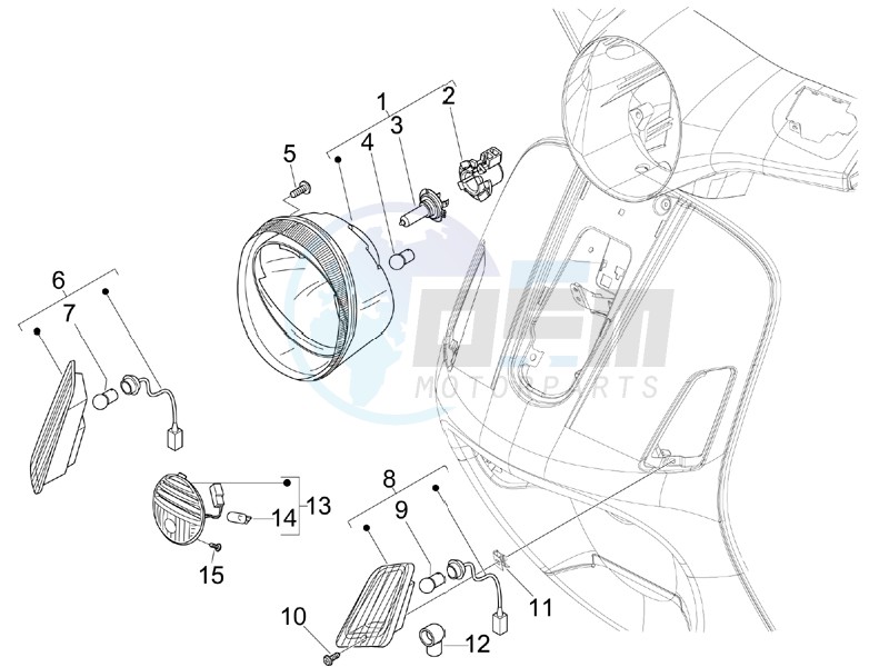 Head lights - Turn signal lamps image