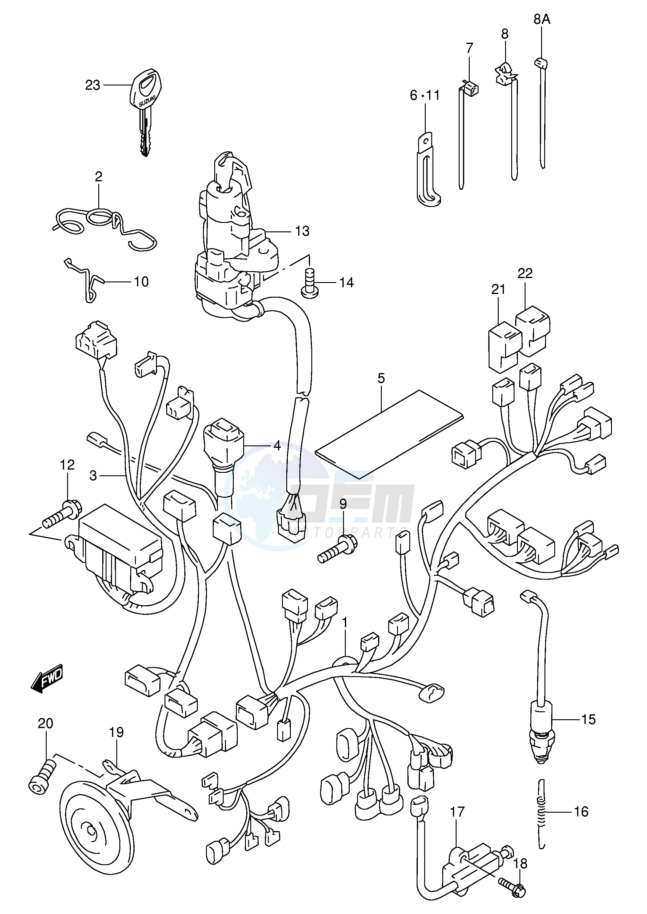 WIRING HARNESS (MODEL V) image