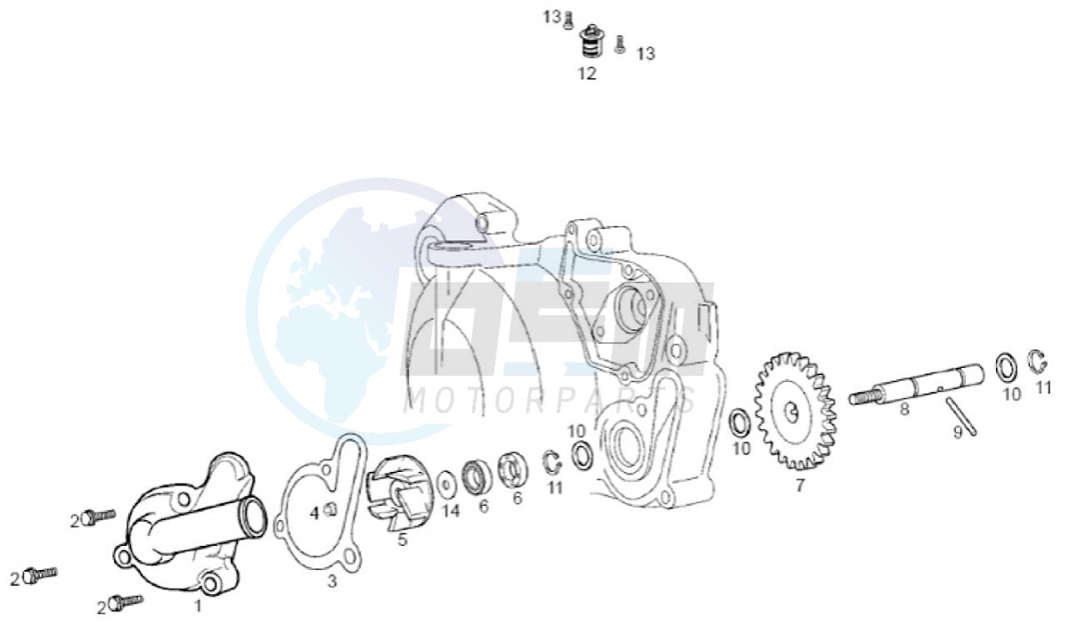 Water pump (Positions) image