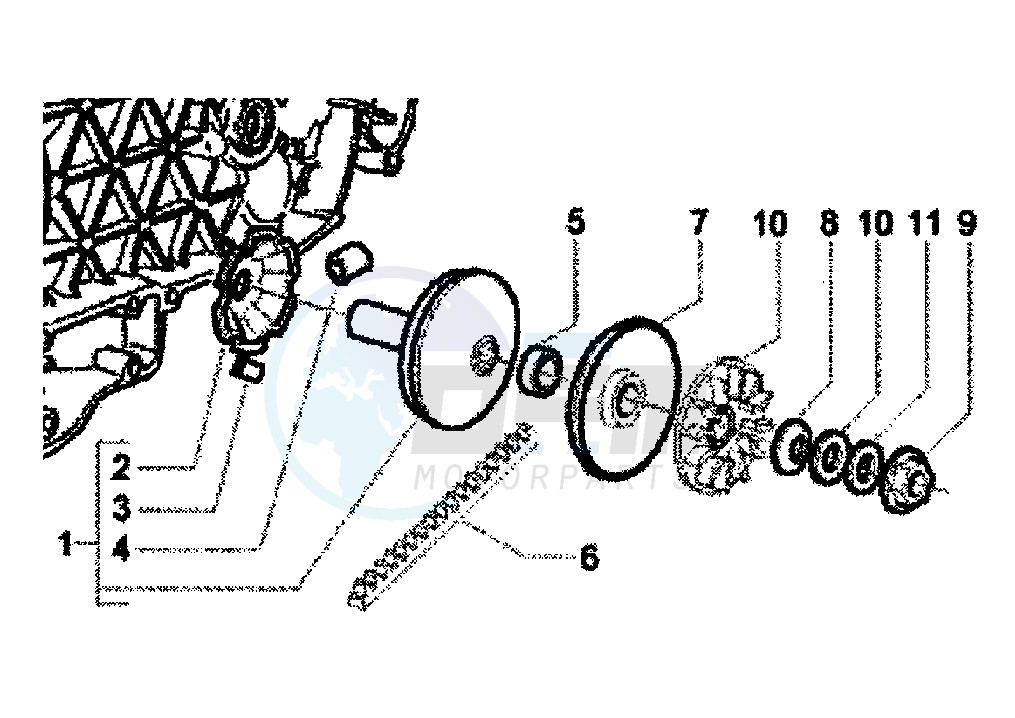 Driving pulley - Belt image