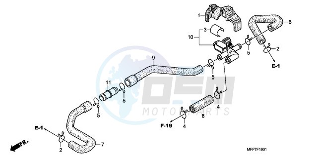 AIR INJECTION VALVE blueprint