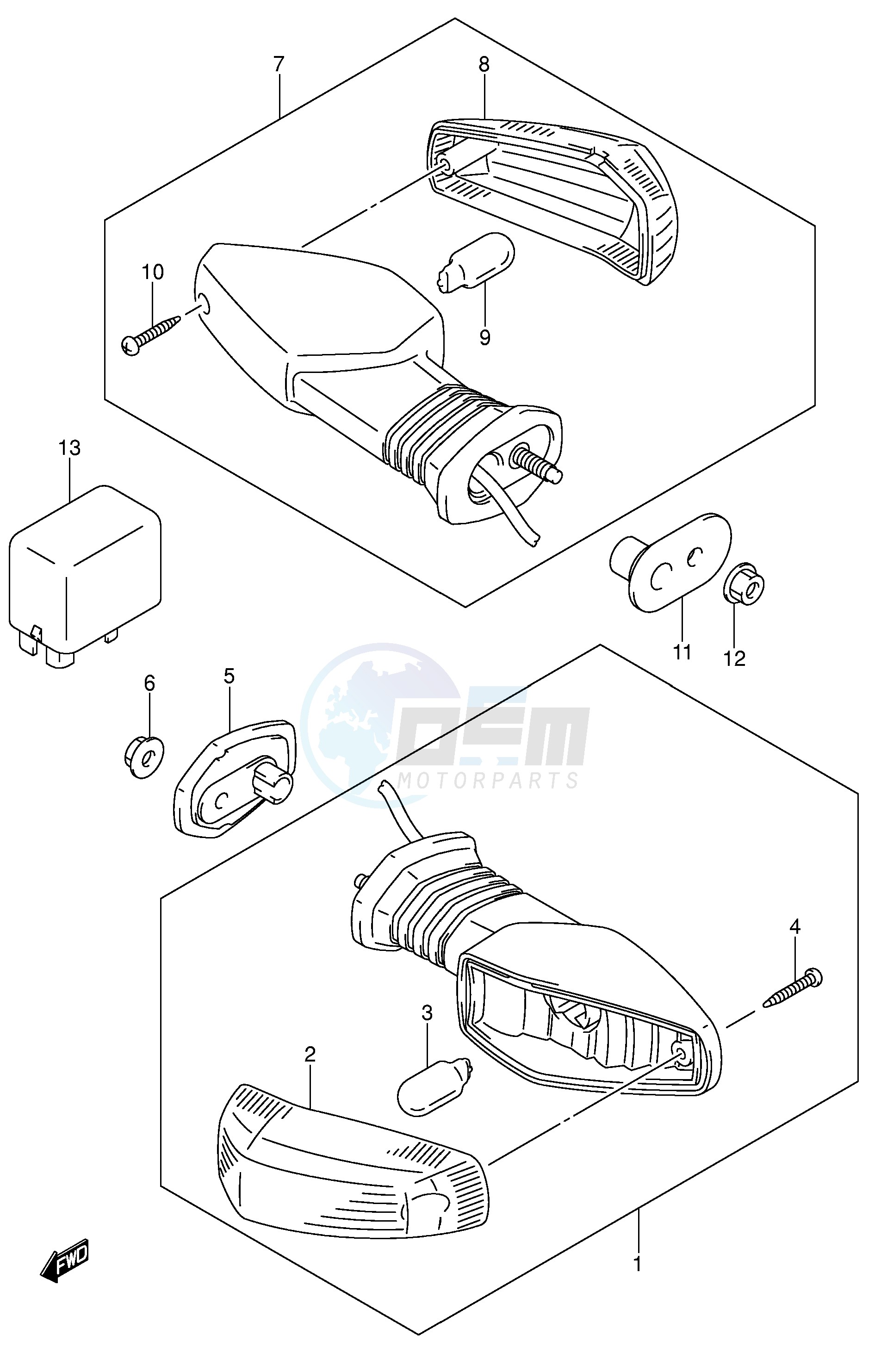 TURN SIGNAL LAMP image