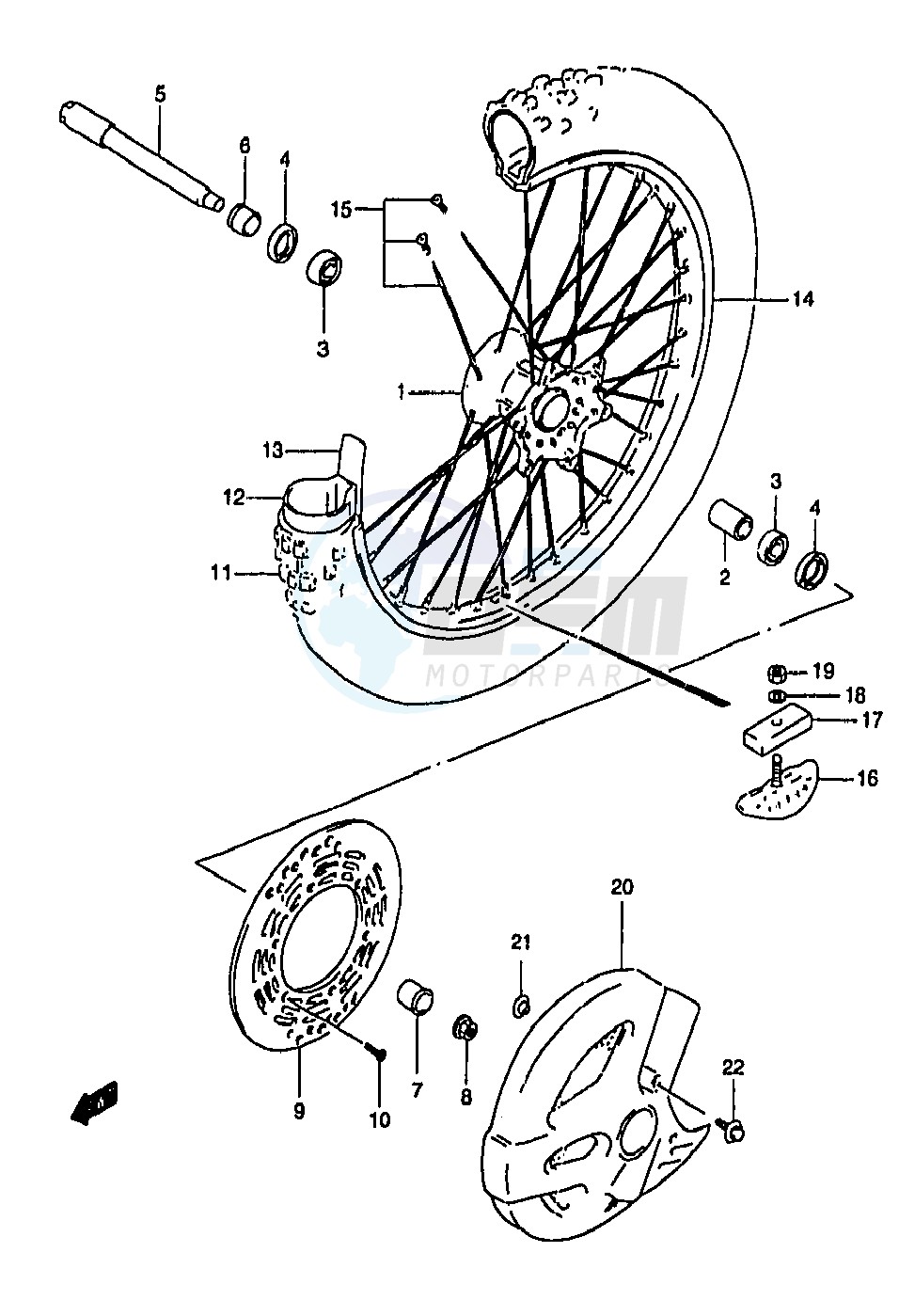 FRONT WHEEL (MODEL T) image