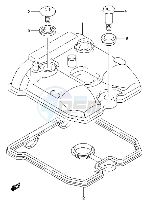 CYLINDER HEAD COVER image