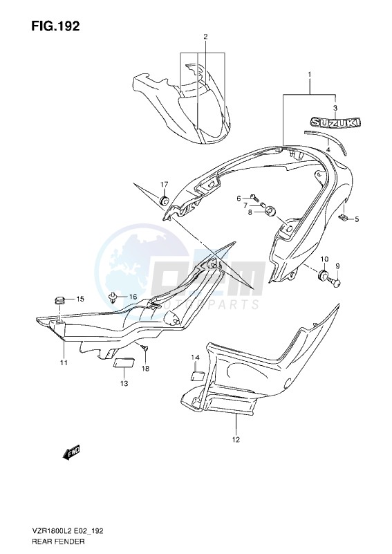 REAR FENDER Z L2 image