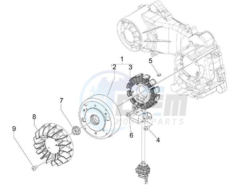 Flywheel magneto blueprint